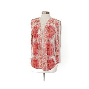 Lucky brand Boho top with tassels